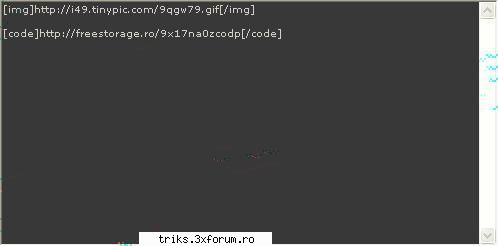 Folosire CODE - ink-urile de Download sau Video le pui intre CODE - Folosire Forum